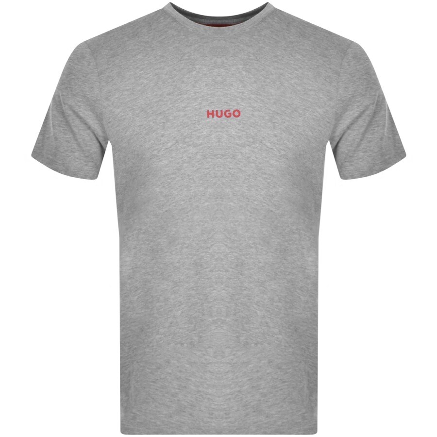 HUGO Loungewear Linked T Shirt Grey