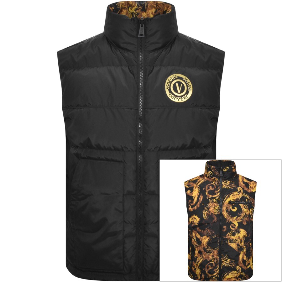 Versace Jeans Couture Reversible Gilet Black