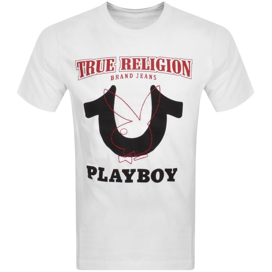 True Religion X Playboy T Shirt White