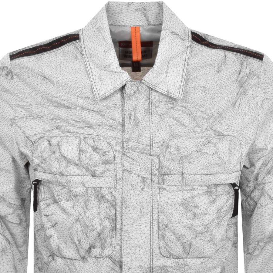 Parajumpers Millard Overshirt White In White