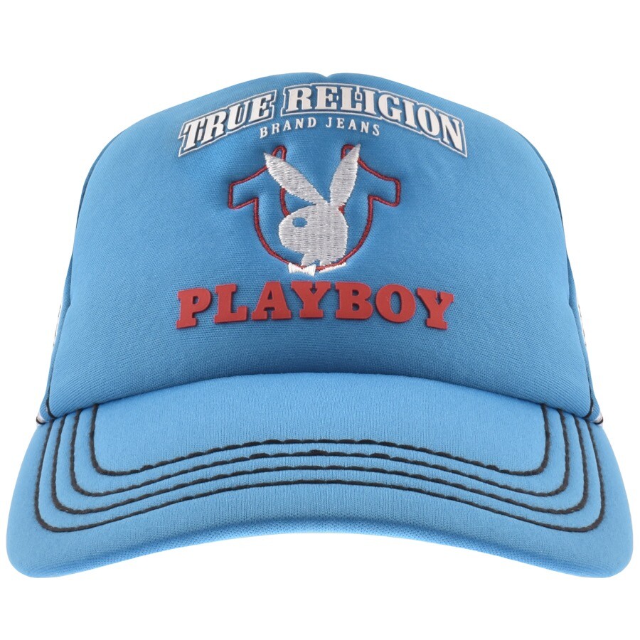 TRUE RELIGION TRUE RELIGION X PLAYBOYTRUCKER HAT BLUE