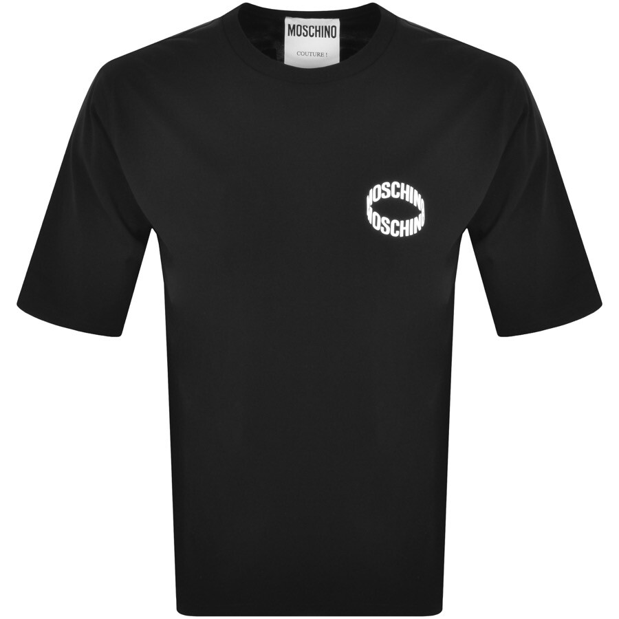 MOSCHINO MOSCHINO LOGO T SHIRT BLACK