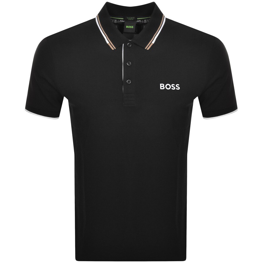 Boss Athleisure Boss Paddy Pro Polo T Shirt Black