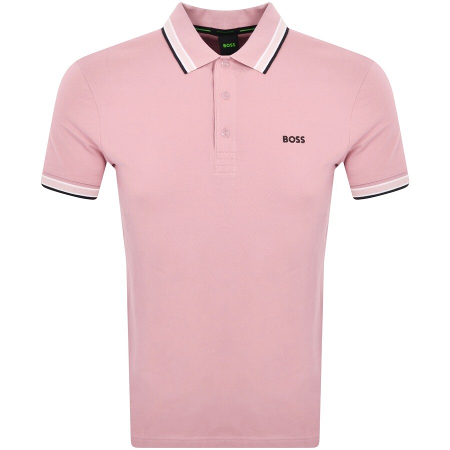 Boss Athleisure Boss Paddy Polo T Shirt Pink