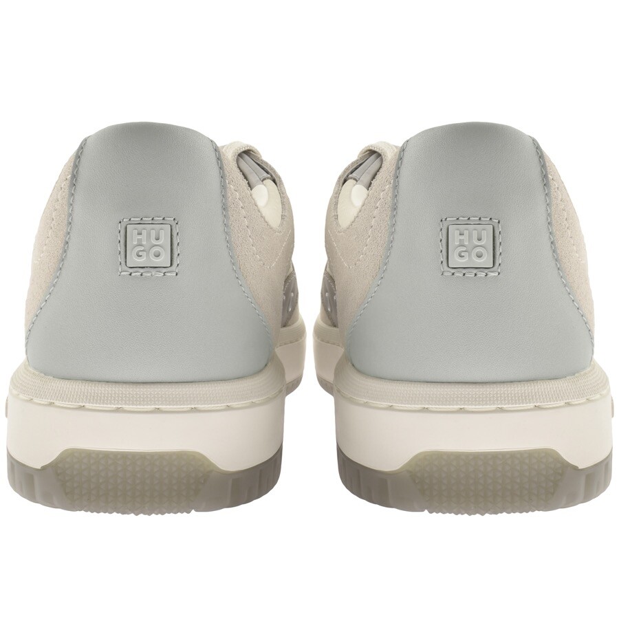 Hugo Boss Lace-up Low-cut Casual Shoes In White