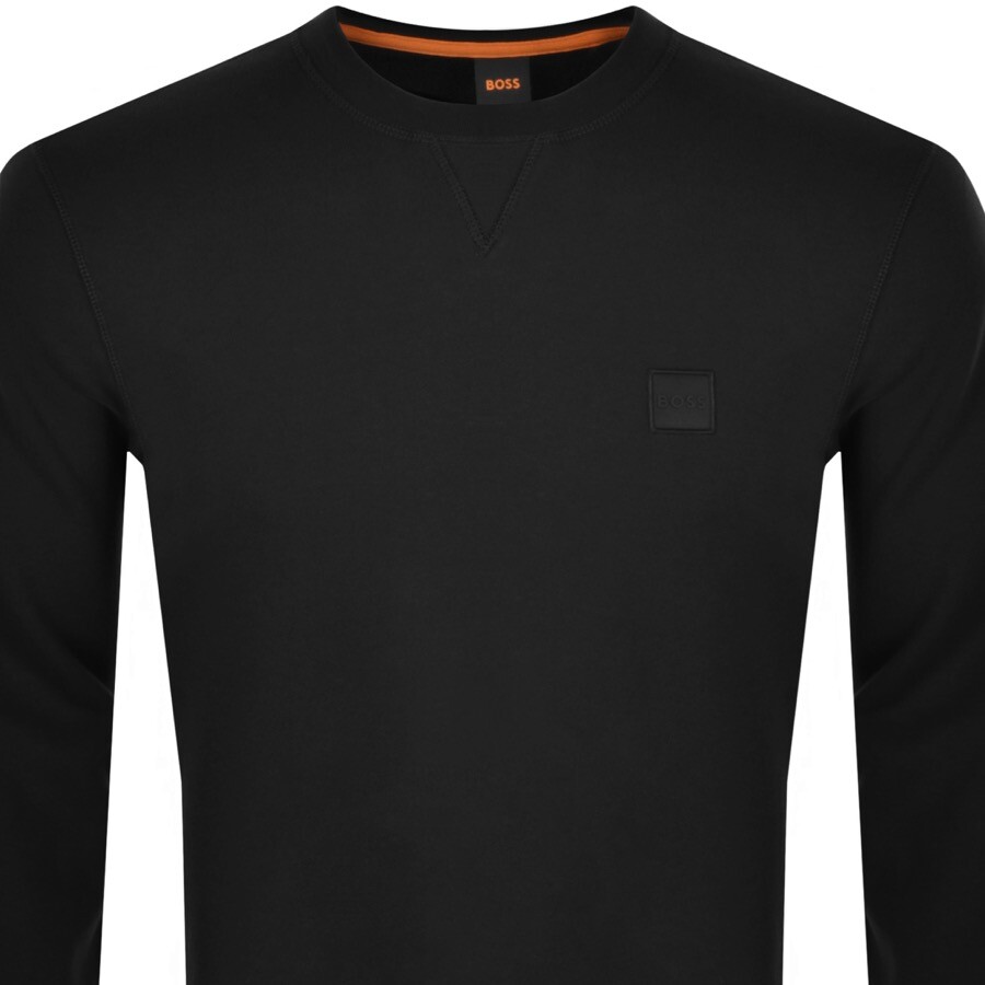 Boss Casual Boss Tetwill Nylon Long Sleeve T Shirt Black In Black
