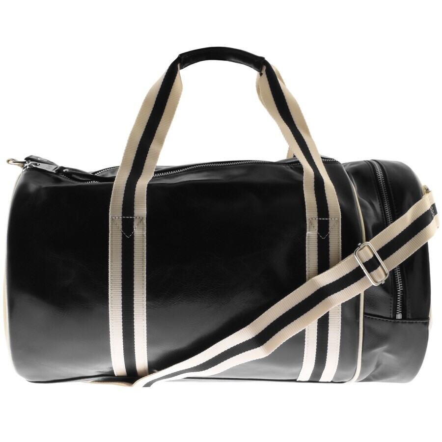 Shop Fred Perry Classic Barrel Bag Black