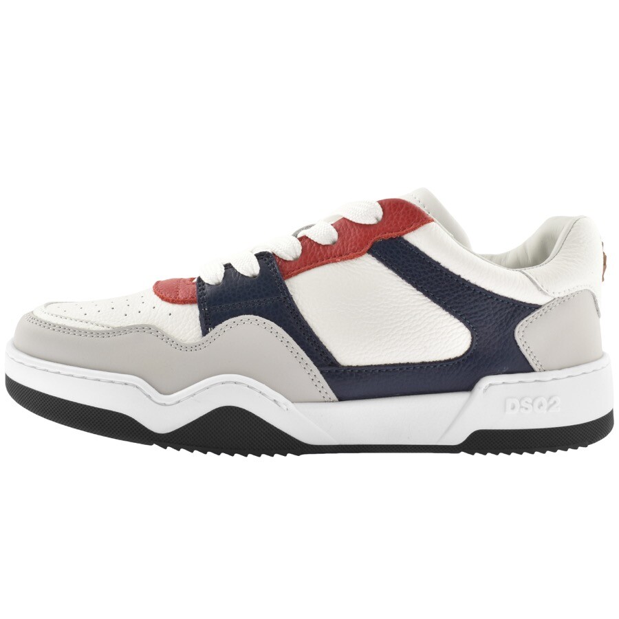 DSQUARED2 DSQUARED2 SPIKER TRAINERS WHITE