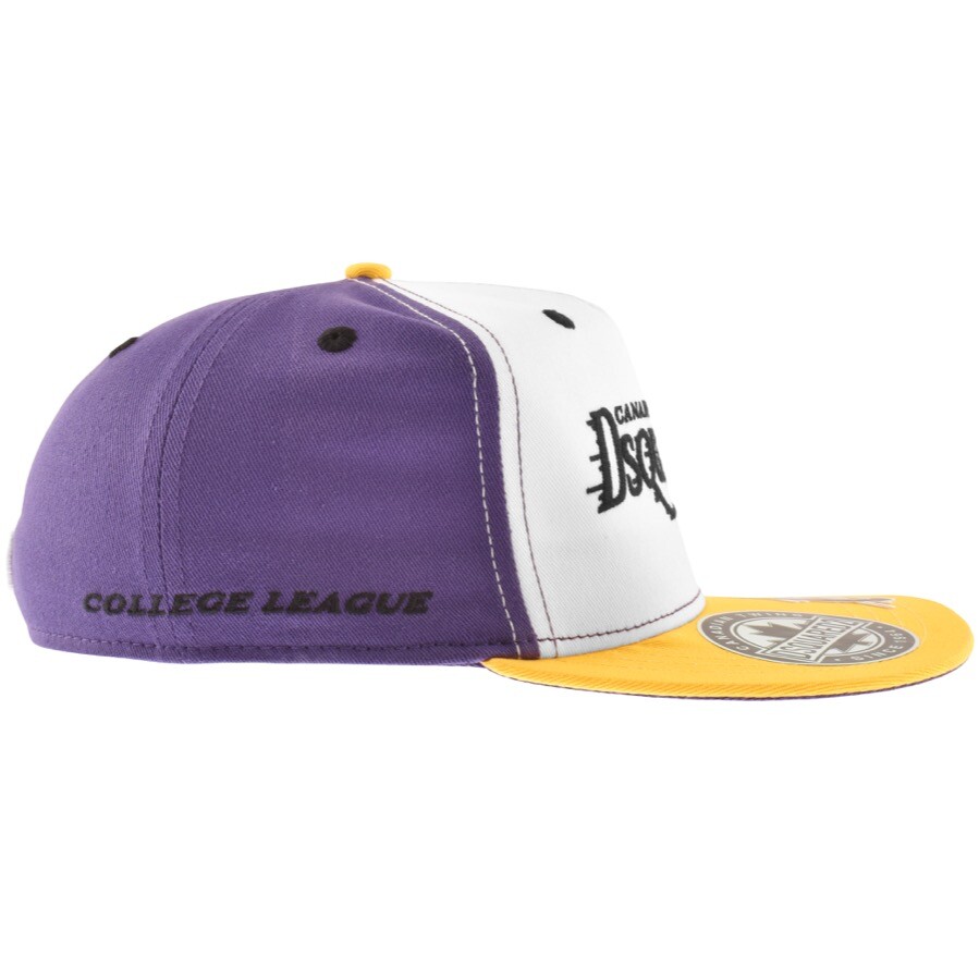 Shop Dsquared2 Logo Baseball Cap Purple