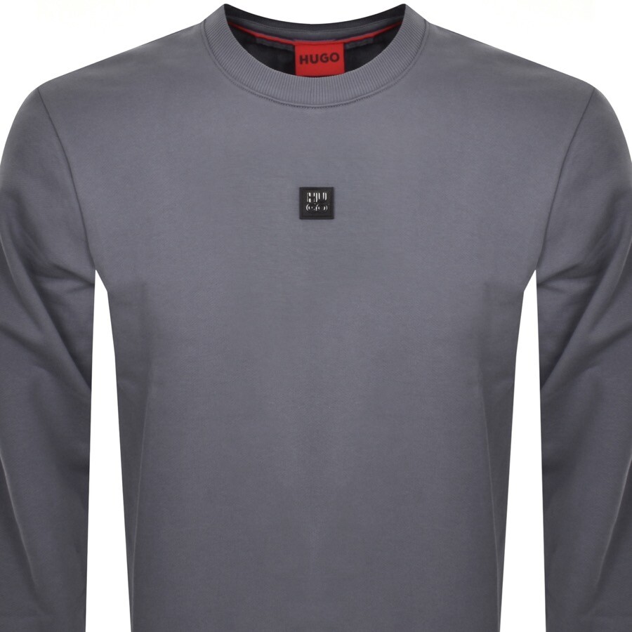 Shop Hugo Dettil Sweatshirt Blue