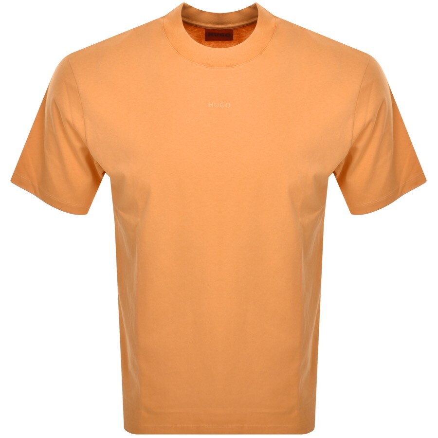 HUGO Dapolino T Shirt Orange