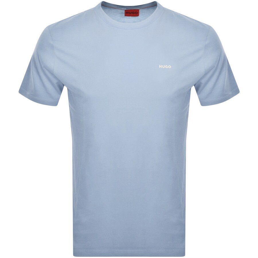 HUGO Dero222 T Shirt Blue