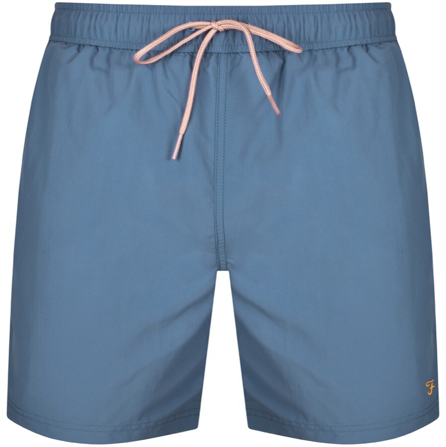 FARAH VINTAGE FARAH VINTAGE COLBERT SWIM SHORTS BLUE 