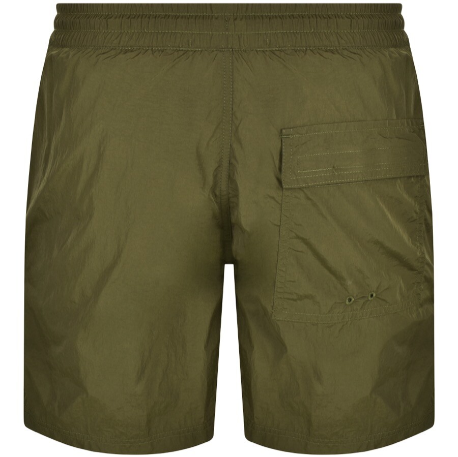 Shop Marshall Artist Krinkle Siren Swim Shorts Khaki