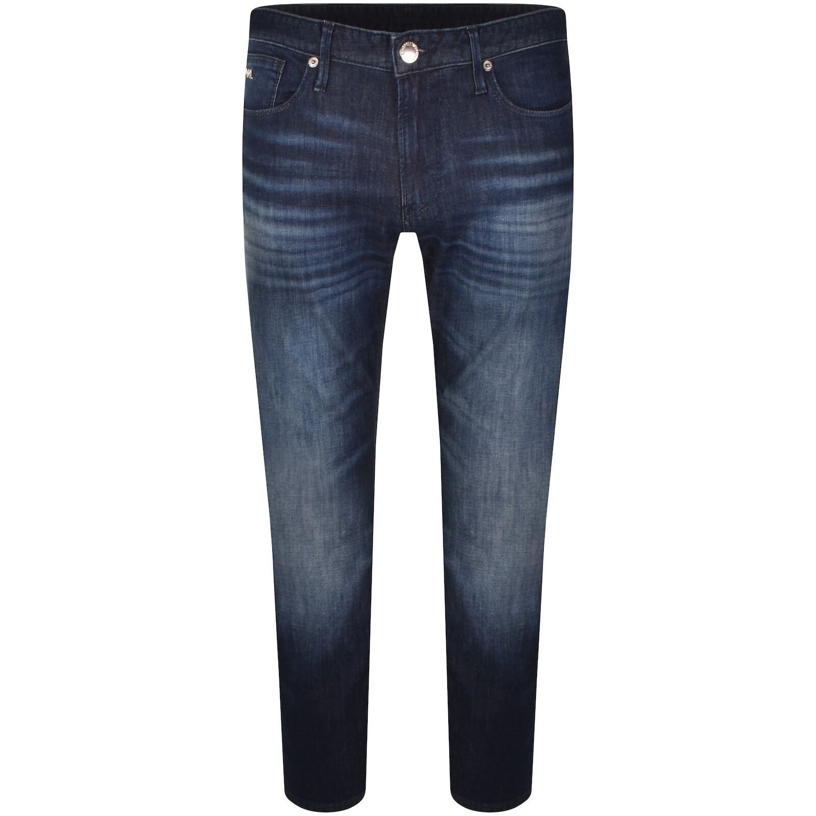 Shop Armani Collezioni Emporio Armani J06 Slim Fit Jeans Mid Wash Blue