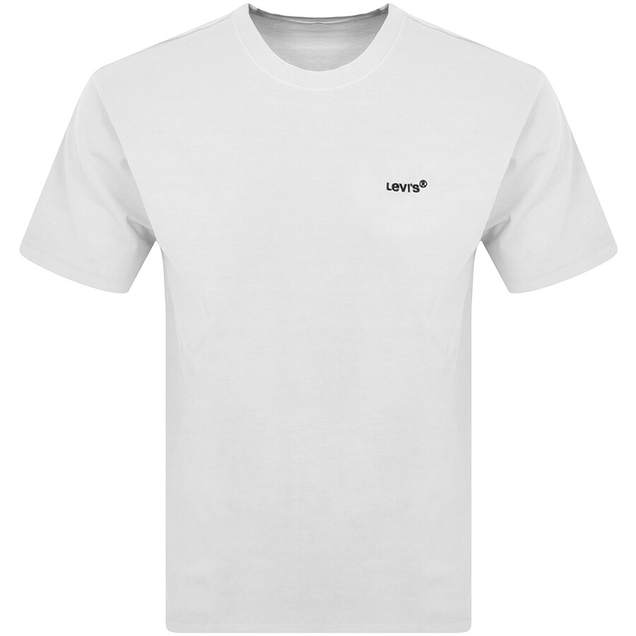 Levi's Levis Logo Crew Neck T Shirt White