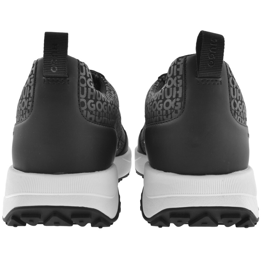 Shop Hugo Kane Runner Trainers Black