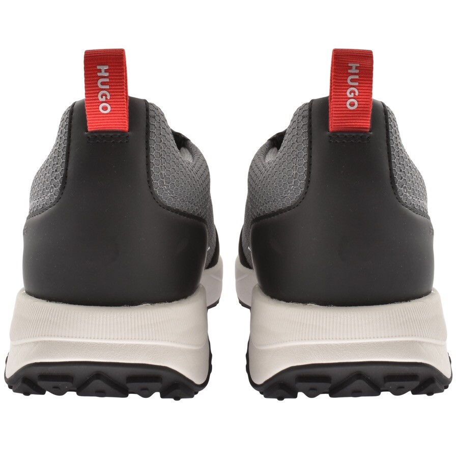 Shop Hugo Kane Runn Trainers Grey