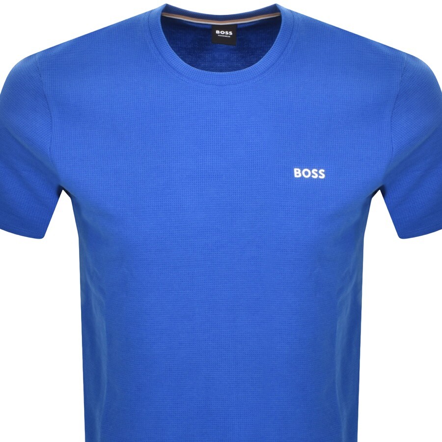 Shop Boss Business Boss Waffle T Shirt Blue