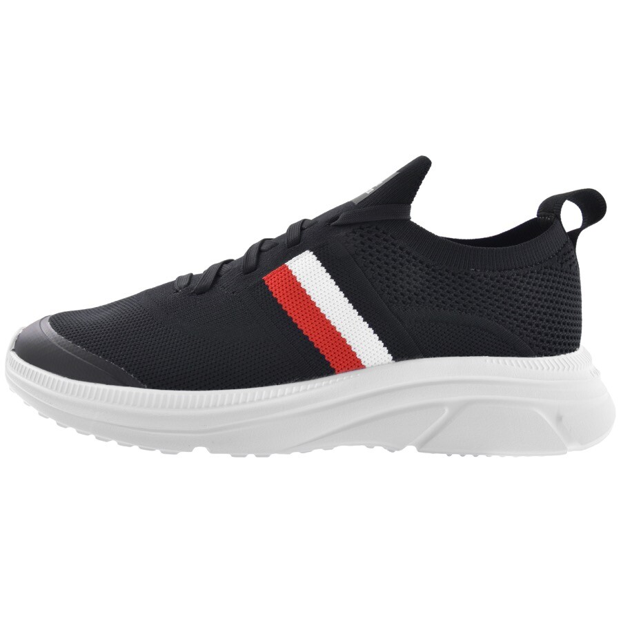 Shop Tommy Hilfiger Moderm Runner Knit Trainers Navy