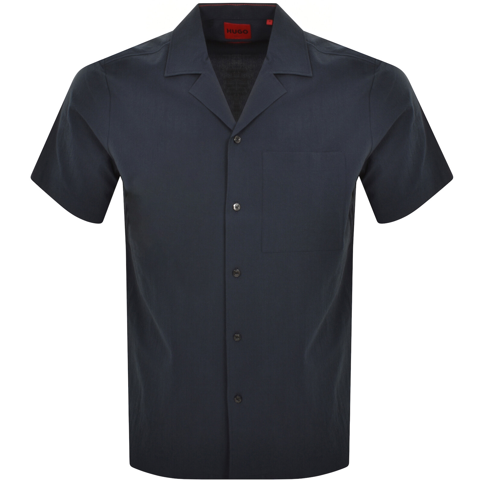 Shop Hugo Short Sleeved Ellino Shirt Navy