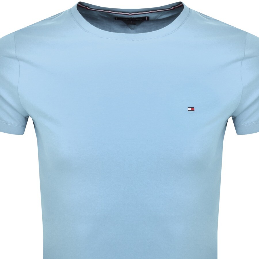 Shop Tommy Hilfiger Stretch Slim Fit T Shirt Blue