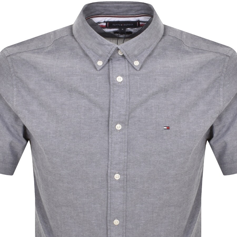 Shop Tommy Hilfiger 1985 Oxford Short Sleeve Shirt Navy