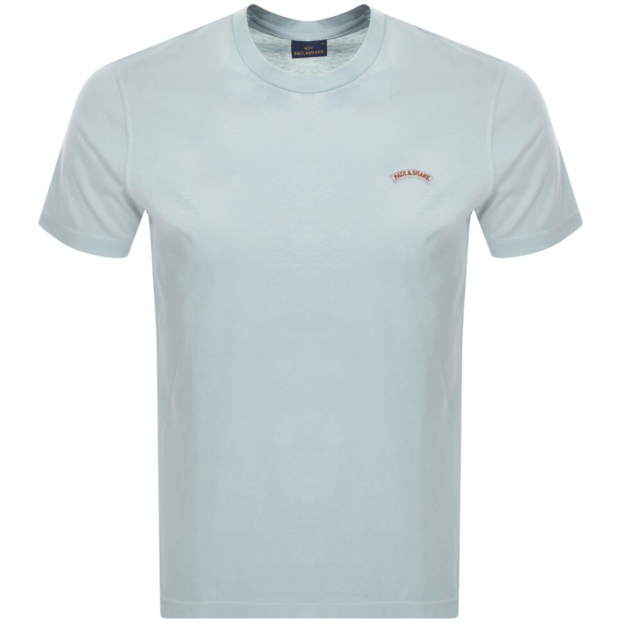 Shop Paul &amp; Shark Paul And Shark Short Sleeved Logo T Shirt Blue