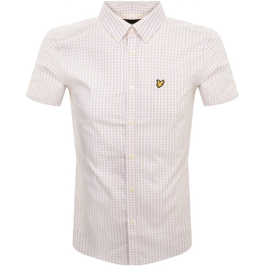 Shop Lyle & Scott Lyle And Scott Gingham Check Shirt White