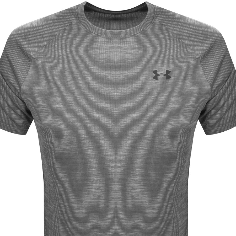 UNDER ARMOUR UNDER ARMOUR TECH TEXTURED T SHIRT GREY 