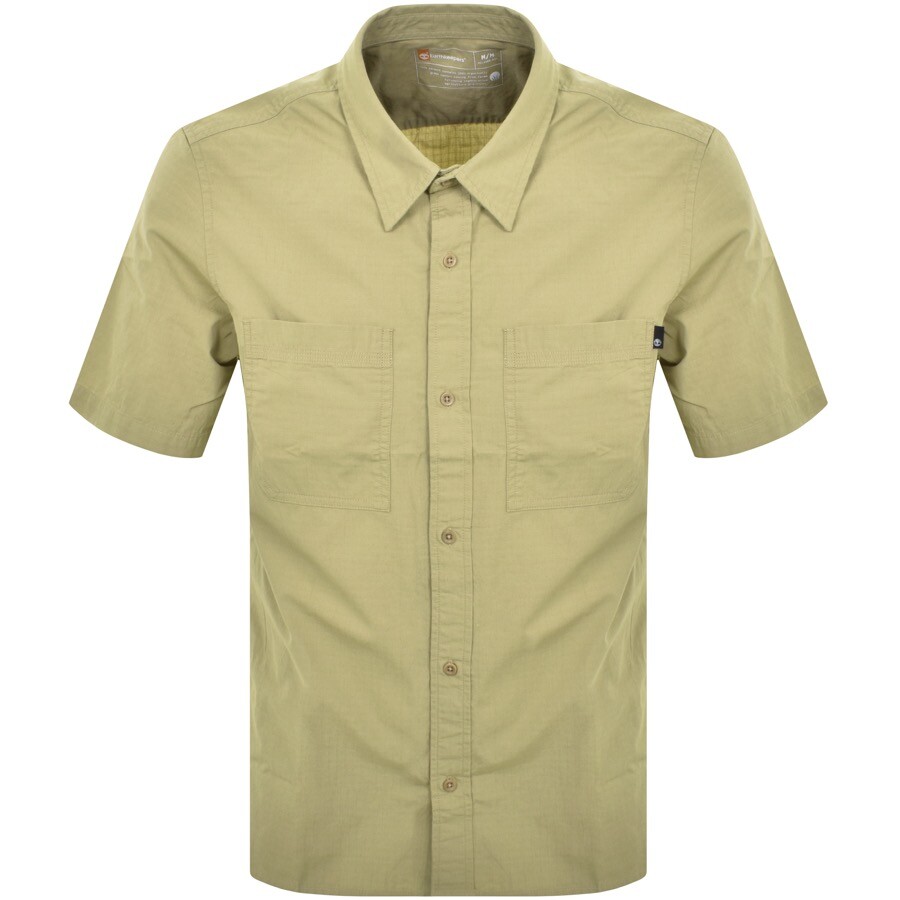 Timberland Ripstop Short Sleeve Shirt Green