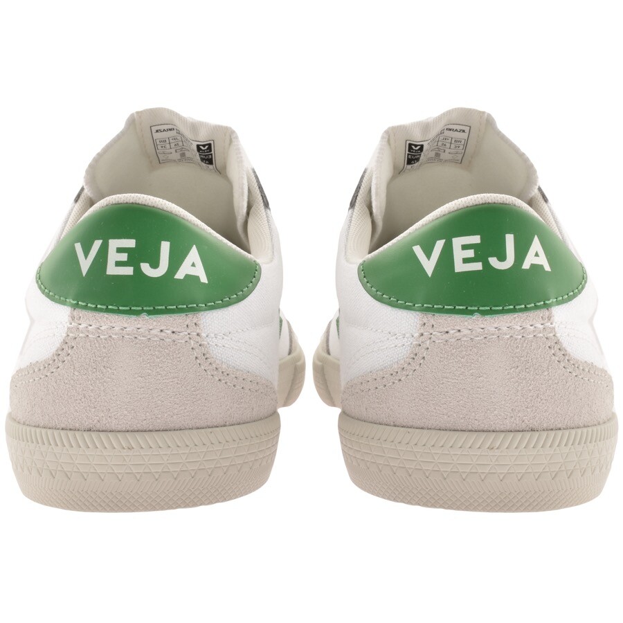 Shop Veja Volley Canvas Trainers White