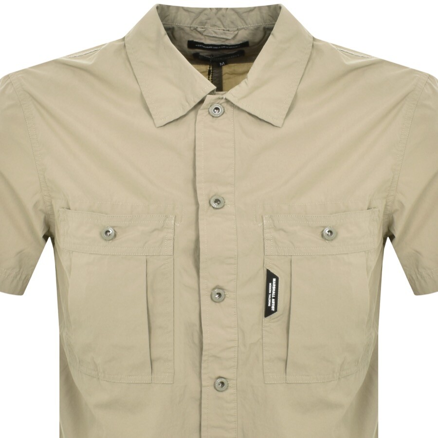 Shop Marshall Artist Reno Short Sleeve Shirt Khaki