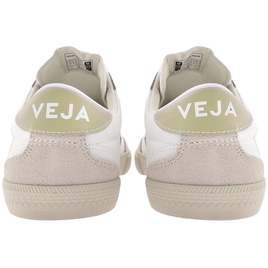 Shop Veja Volley Canvas Trainers White