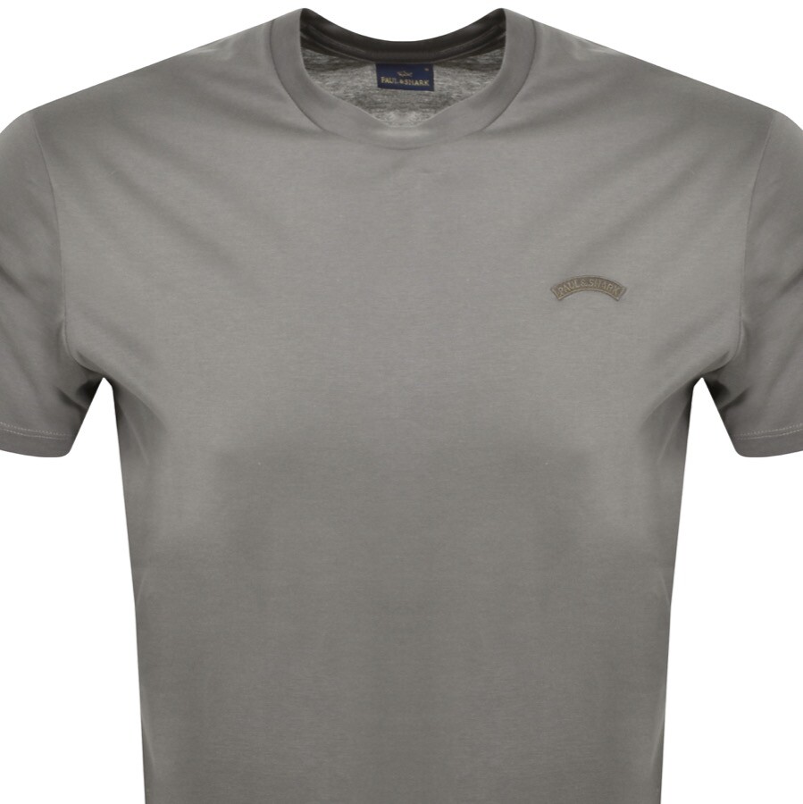 Shop Paul &amp; Shark Paul And Shark Short Sleeved Logo T Shirt Grey