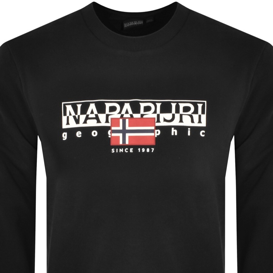 Shop Napapijri B Aylmer Sweatshirt Black