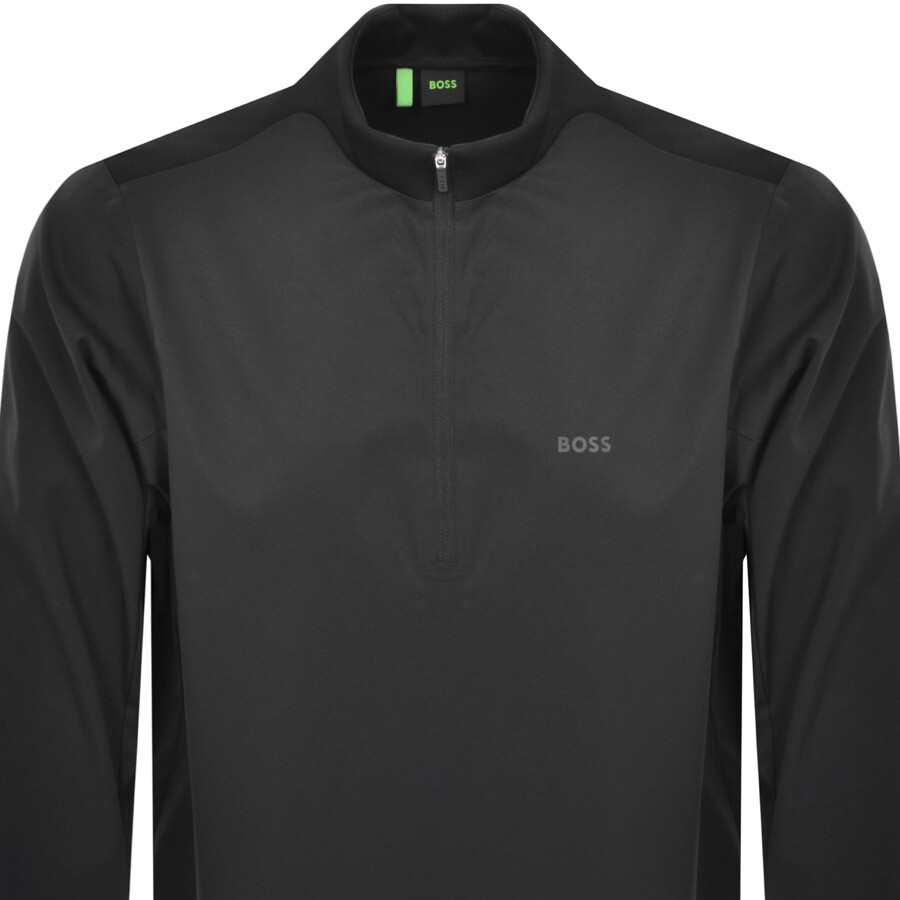 Boss Athleisure Boss J Faster Golf Jacket Black In Black