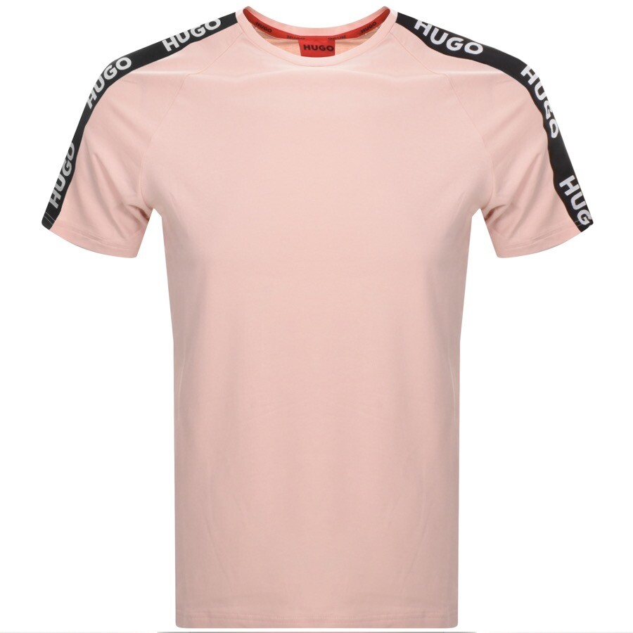 Shop Hugo Loungewear Sporty Logot Shirt Pink