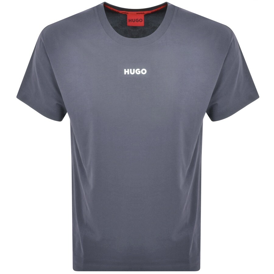 Shop Hugo Loungewear Linked T Shirt Blue