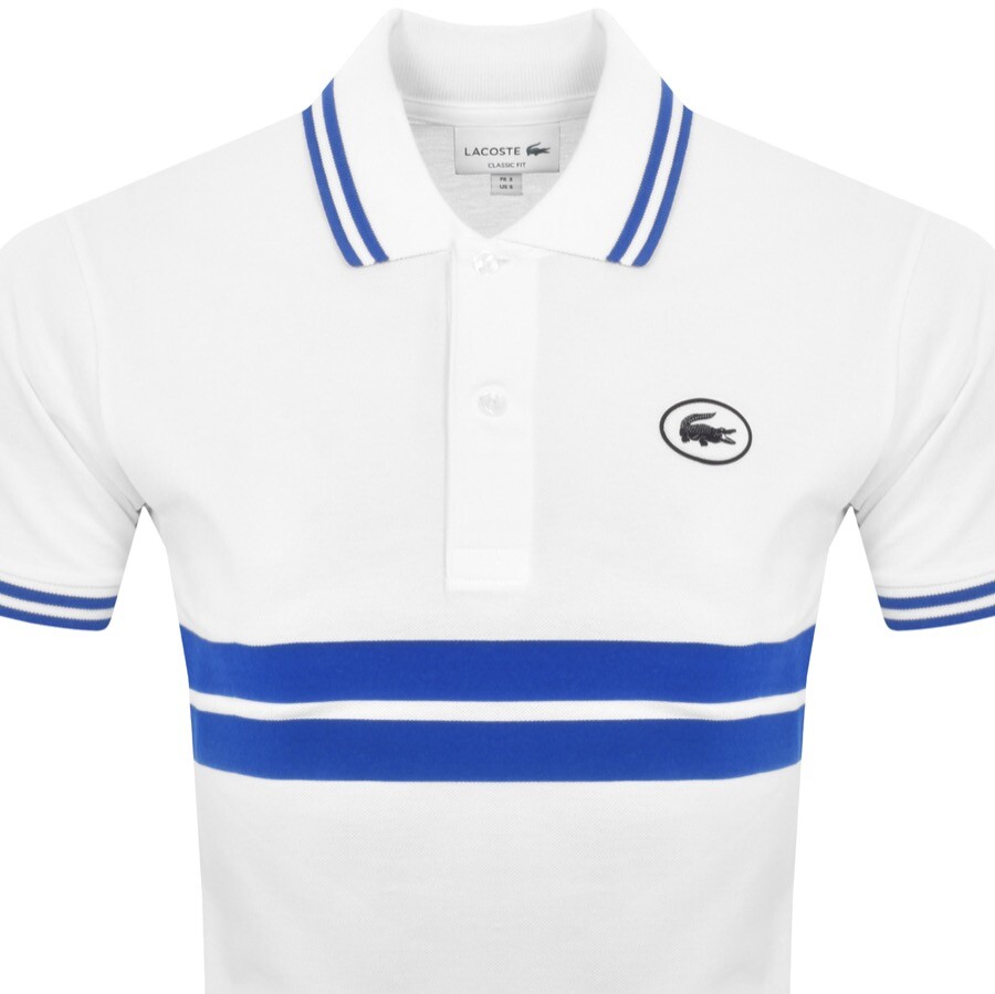 Shop Lacoste Short Sleeved Polo T Shirt White