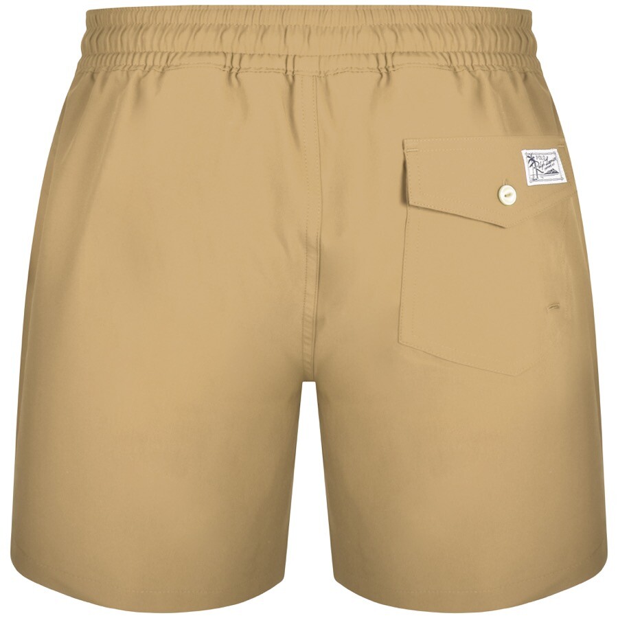 Shop Ralph Lauren Traveller Swim Shorts Khaki