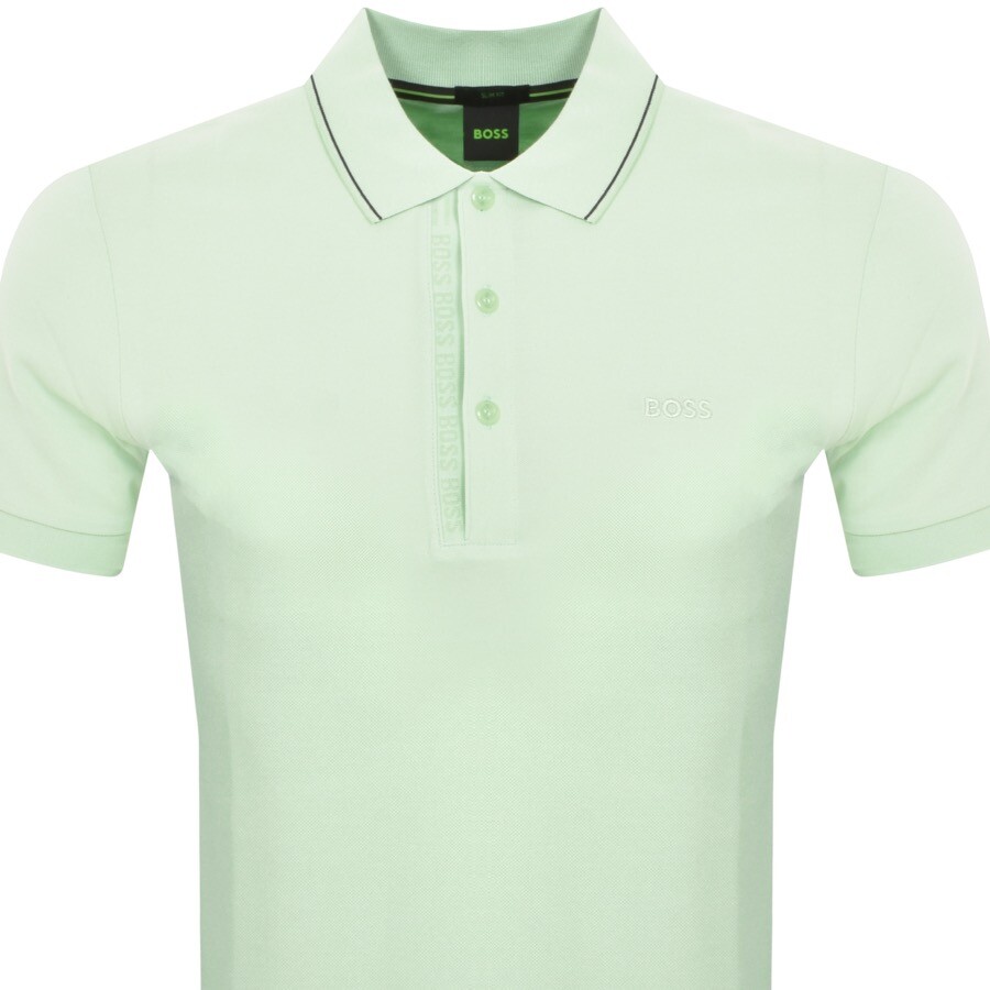 Shop Boss Athleisure Boss Paule 4 Polo T Shirt Green