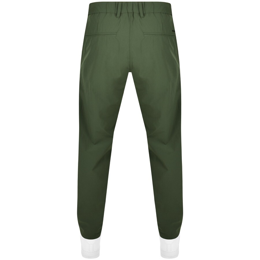 Norse Projects Aaren Travel Trousers Green In Green