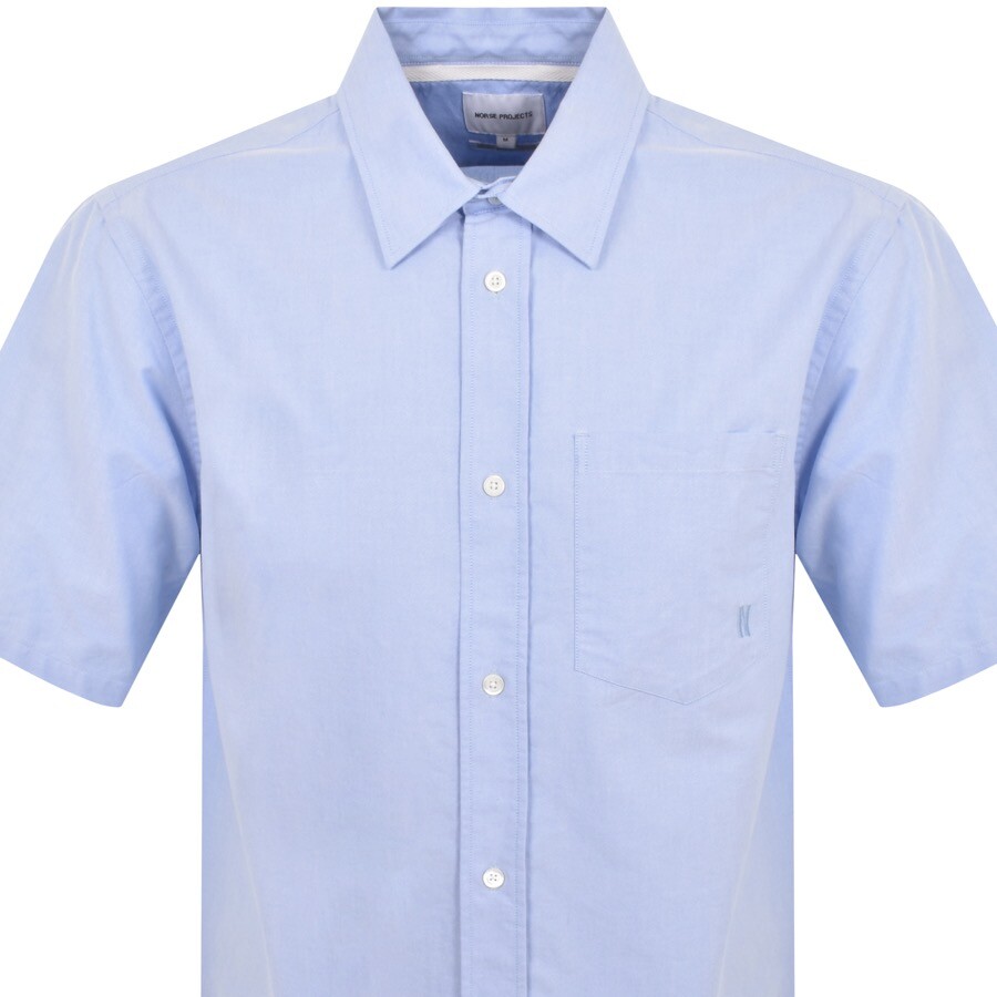 Norse Projects Ivan Relaxed Oxford Shirt Blue In Blue