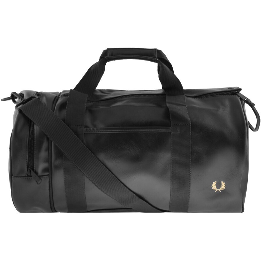 Shop Fred Perry Classic Barrel Bag Black