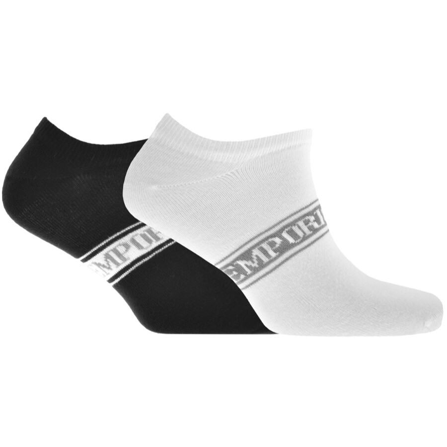 Armani Collezioni Emporio Armani Two Pack Socks Black