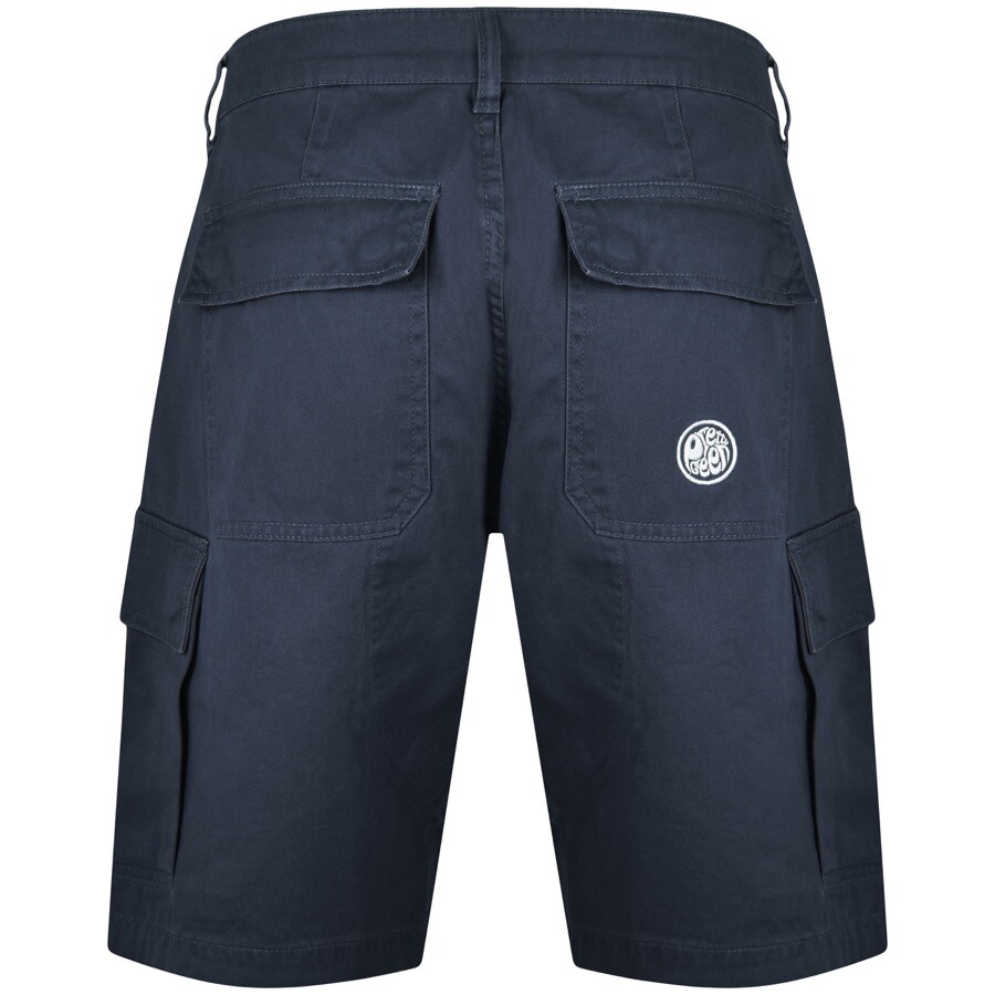 Shop Pretty Green City Shorts Navy