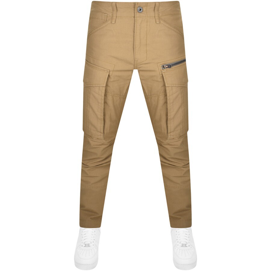 Shop G-star G Star Raw Rovic Tapered Cargo Trousers Brown