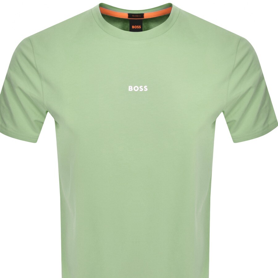 Shop Boss Casual Boss Tchup Logo T Shirt Green