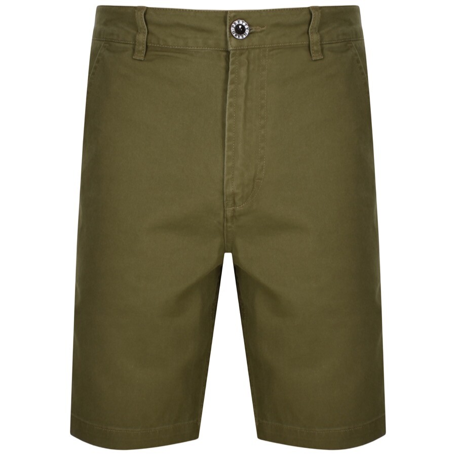 Pretty Green City Shorts Khaki In Khaki